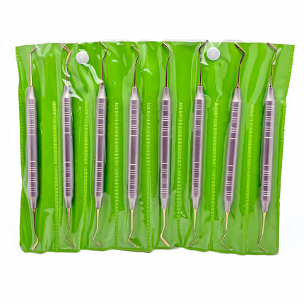 Dental Composite Spatula Set 8PCs Professional Dentist Kit for Restoration & Repair, Resin Filler Tool