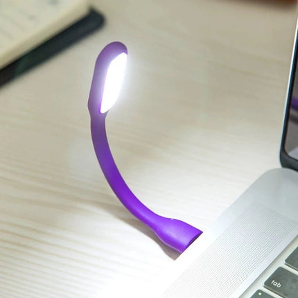 Portable Creative Mini USB Fan Flexible Bendable Cooling Fan and USB LED Light For Power Bank Notebook & Computer Summer Gadget