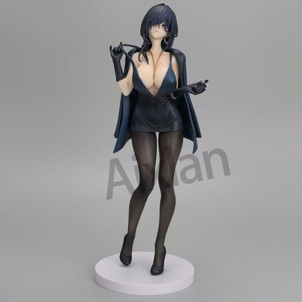 26CM Yokoyama Iwami Black Dress1/6 Ver. PVC Action Figure Sexy Anime +18 Uncensored for Adult Collection Gift Model Toys
