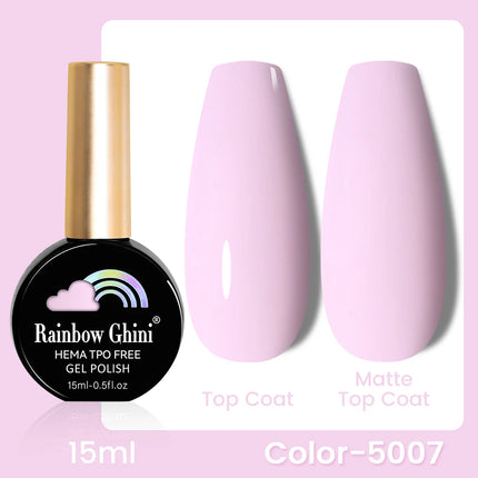 RG 15ml 17 Colors Purple Series Nail Gel Polish Semi-permanent Rich Violet Nail Polish Purple Glitter Gel Varnish For Manicure