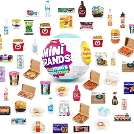 Mini Fridge Surprise Ball w/ 30+ Food Figures - Mystery Blind Box Collectible Kids Gift  surprise box mistery box