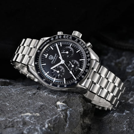 Watchdives New Wd1863 Quartz Men Watch VK63 Chronograph Bubble Sapphire Waterproof 39Mm Steel Top Brand Luxury Business Watch