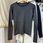 gray o-neck / One Size