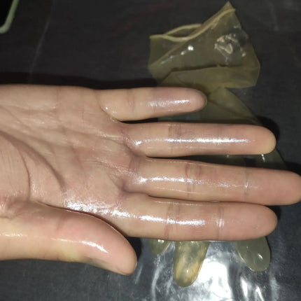 Big Sales!!! Super Thin Oiled Shiny Transparent Super Thin Latex Gloves Male To Female Sheer Cosplay Kigurumi Fetish Gloves