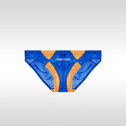 Ultra-thin Breathable Japanese-Style Transparent Sexy Men's Underwear Triangle Briefs With Smooth Ice Silk And Low Waistline