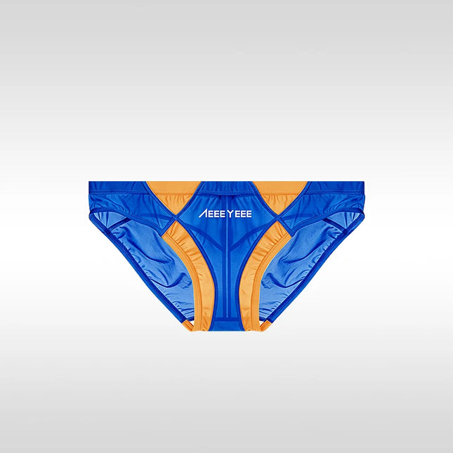 Ultra-thin Breathable Japanese-Style Transparent Sexy Men's Underwear Triangle Briefs With Smooth Ice Silk And Low Waistline