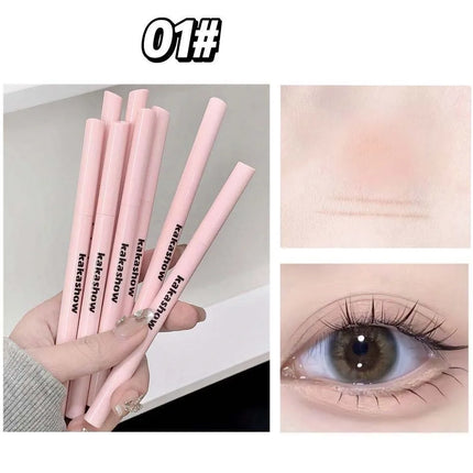 Meniscus Double-end Lying Silkworm Eyeliner Pencil Diamond Glitter Matte Eyeshadow Pen Brightening Cream Shadow Highligh Makeup