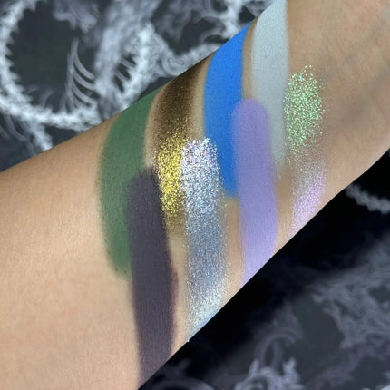 Narimi Y2K 8 Color Eyeshadow Palette Glitter Chamelon Matte Shine Eye Shadow Highlighter Waterproof Cosmetics