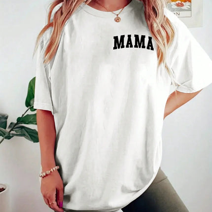 Lightning Leopard Pattern Mother's Day Women's T-Shirts Fashion Cotton T-Shirts Street Hip Hop Clothing Loose Breathable T-Shirt