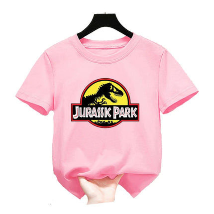 Children Solid color Short sleeve Suitable for boys girls top 3-12 Age Toddle T-shirts summer casual  white pink black clothing