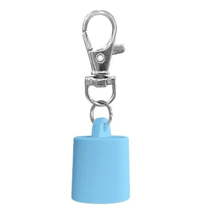 New Silicone Lip Balm Keychain Cap Makeup Tool Accessories Key Ring Lipstick Storage Cap Bag Pendant Lip Gloss Keychain Cap
