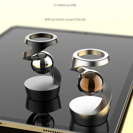 Adult Desktop Stress Relief Toy Aluminum Alloy Decompression Hypnosis Rotary Gyro Fingertip Kinetic levitating Spinner Gift