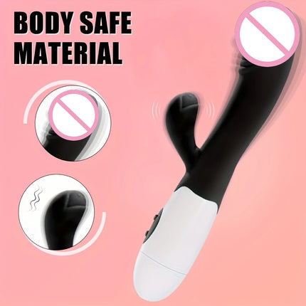 1pc G Spot Rabbit Vibrator 30 Vibration Modes, Waterproof, Perfect for Beginners & Couples - Batteries Not Included