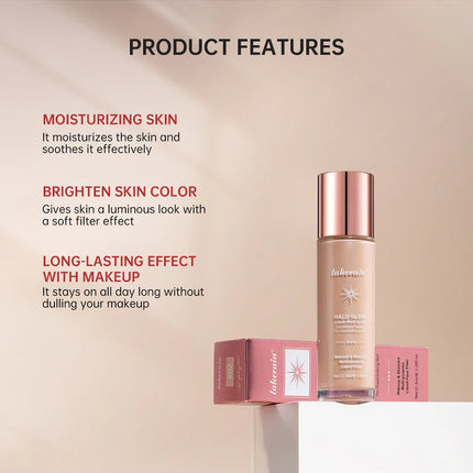 2 IN 1 Skincare & Primer Liquid Highlighter Face Contouring Moisturizing Brightening Skin Tone Bronzer Glow Body Face Makeup