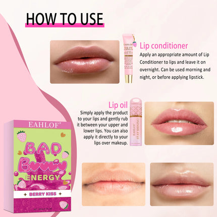 2pcs, bad b--tch lip balm repairs dry lips, all-natural lip mask, long-lasting moisture, moisturizing and intensive lip care