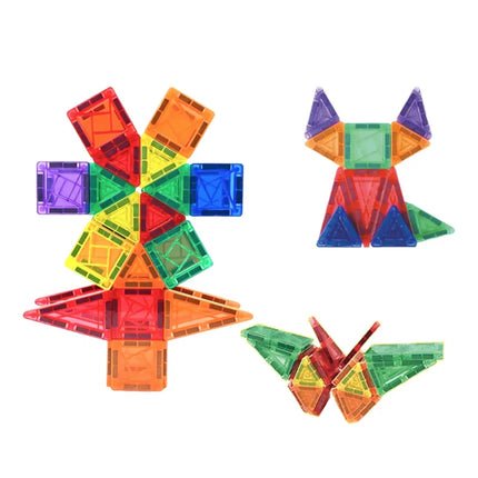 3.75cm Mini Magnetic Tiles Educational Magnetic Building Blocks Set Toy For Kids Children Holiday Gift