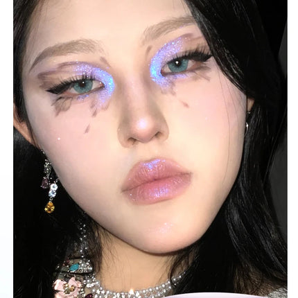 Romantic Beauty Iluminador Maquillaje Chameleon Highlighter Eye Palette High gloss Powder Body and Face Pearl Brightening