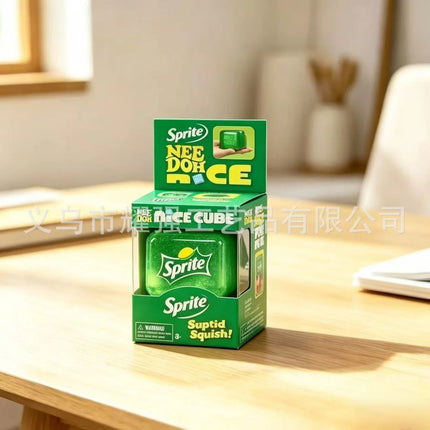 2026 Nee-Doh Nice Cube Stress Cube Squishy Fidget Kids Adults - Glow in The Dark Whale Squish Toy SensoryStress Balls