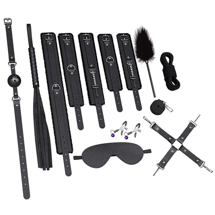 Bdsm Bondage Set Restraint Adult Game Handcuff Neck Collar Wrist Mouth Gag Strap Fetish SM Sex Toys for Woman Couples Product