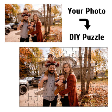 Your Photo Personalized Custom Jigsaw Puzzle Add You Multiple-Specifications Own Picture DIY Wood Jigsaw Puzzle Family Gift Toys
