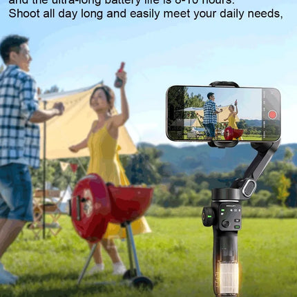 AOCHUAN 3-Axis Handheld Gimbal Phone Stabilizer with Extension Rod  8.0 Anti Shake Face Tracking for Phone Outdoor Shooting Vlog