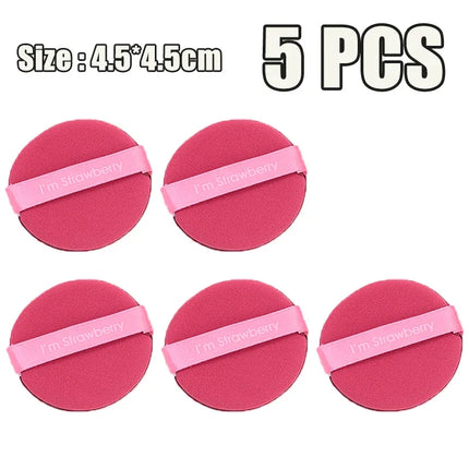 1-20pcs Sponge Air Cushion Cosmetic Puff Double Side Soft Beauty Makeup Puffs Dry and Wet Use BB Cream Foundation Cosmetics Tool