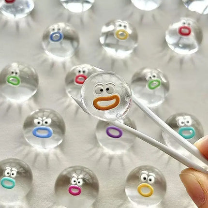 Mini Squishies Expression Squeeze Fidget Toys Emotion Fidget Poppers Sensory Fidget Toys Cute Desk Accessory For Kids Boys