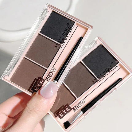 Three-color eyebrow powder natural long-lasting shadow three-dimensional eyebrow shape waterproof eyebrow cream Makeup Cosmetics