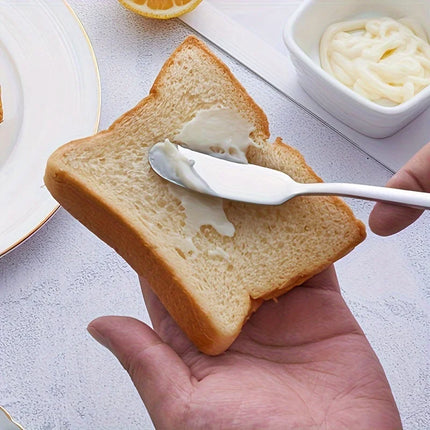 2 pieces, butter knife, stainless steel butter knife, cheese spreader, kitchen butter shovel, multifunctional butter shovel