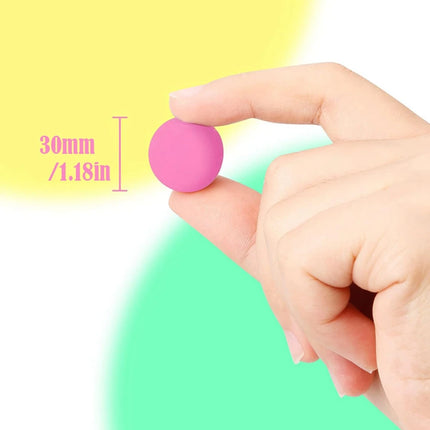 12PCS Glow in the Dark Bouncing Balls Bulk 30mm Small Bouncy Balls Luminous Funny Colorful Party Favors Birthdays Gift