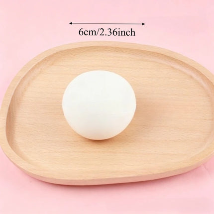 Squishy Bread Stress Ball Fidget Toy Soft Bun Squeeze Ball Stress Relief Slow Rising Sensory Toys for Adults Relaxing Gifts