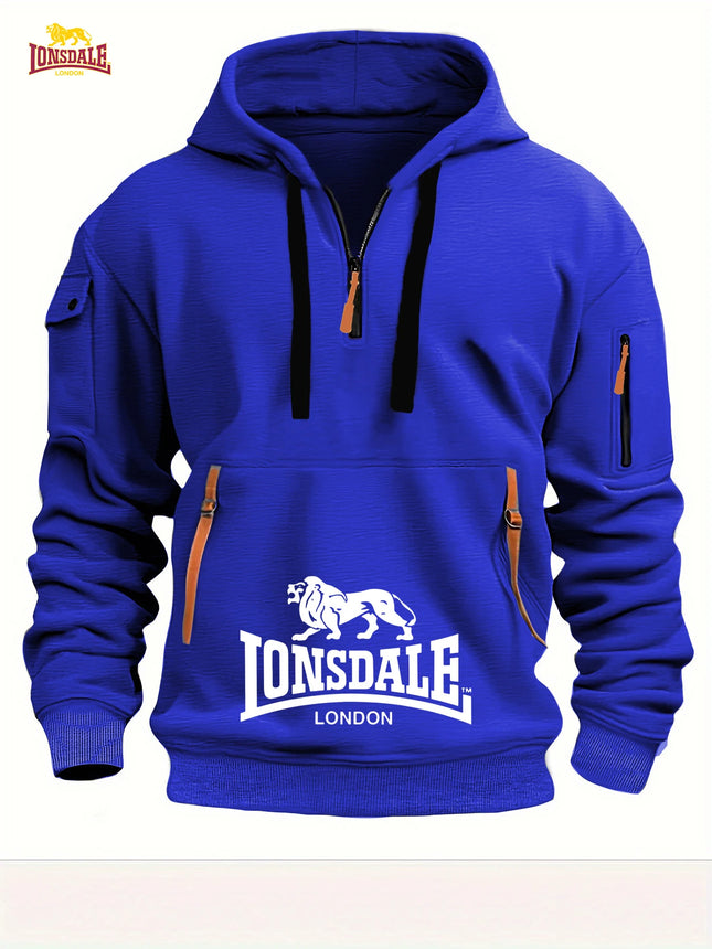 Sudadera Holgada Con Capucha Para Hombre, Sudadera Informal Con Múltiples Bolsillos, Moda Otoño-Invierno, Sudadera Holgada Con C