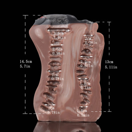 YOCY Men's Silicone Animal Masturbator Fantasy Stroker Anal Vaginal Penis Toy Monster Pussy Male Masturbator Fetish Sex Toy 18+