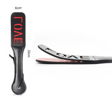Riveted Heart Slapper Paddle Spanking Adult Game for Couples Sex Toy Flogger Whip Fetish Slave Flirting Bondage Boutique Studded