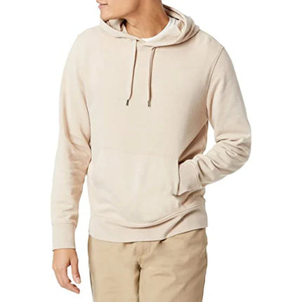Cotton Hooded Sweatshirt, Solid Color Fashion Fit Sweatshirt, Autumn and Winter Fashion Sweatshirt, Suitable for Going Out