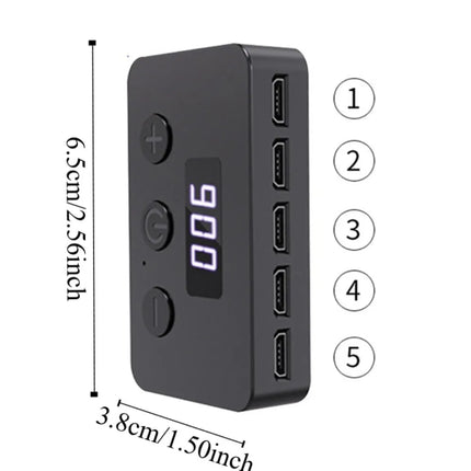 Multiple Clickheads Screen Auto Clicker Rechargeable Continuous Auto Clicker Device Adjustable Phone Tap Auto Like Tap Device