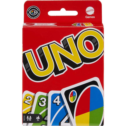 100% Original Mattel UNO Card Game Deck Poker Board Games 112 Playing Card Game Christmas Gift Card Game Games for Kids