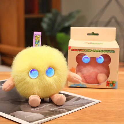 Doubao Ai Interactive Plush Robot Smart Dialogue Early Learning Desktop Companion Educational Toy For Children Holiday Gift