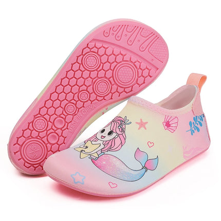 Children Beach Shoes Baby Soft Floor Indoor Slipper Snorkeling Swim Socks Boys And Girls Anti-Slip Home Barefoot Kids Slippers