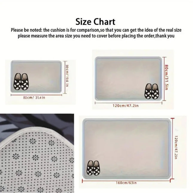 Racing Circuit Design Carpet Mat Rug - Silverstone/Laguna Seca Track Pattern Home Decoration Non-Slip Floor Mat Welcome Mat