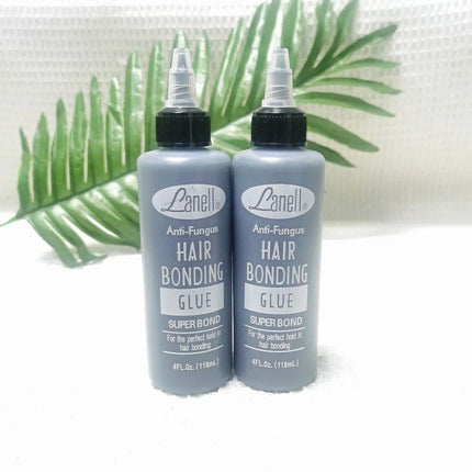 1pcs/2pcs 1Oz/ 2Oz/4Oz Lanell Black Hair Weaving Bond Anti-fungus Hair Bonding Glue SUPER BOND for the perfect hold in bonding