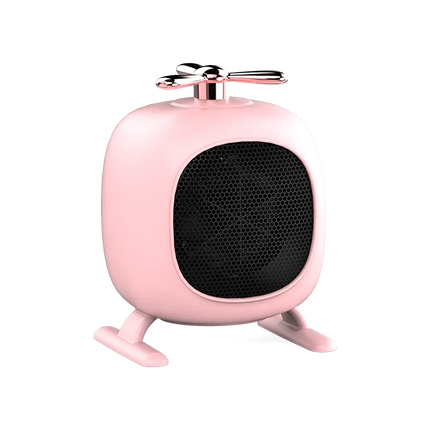 Mini portable heater novelty little cute low noise desktop room portable plug-in electric fan heater home home office winter
