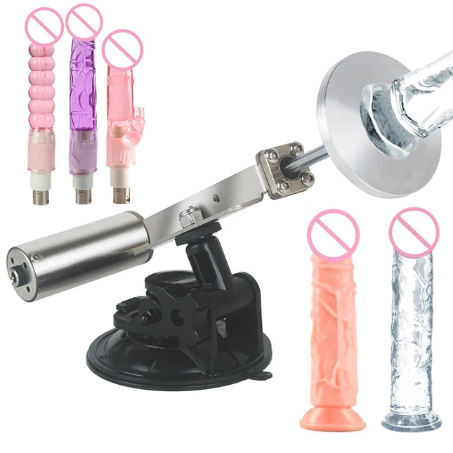 Reciprocating Linear Fuvk Machine Mini Telescopic Linear Actuator 3XLR Telescopic Sex Machine Masturbation Sexual Toys