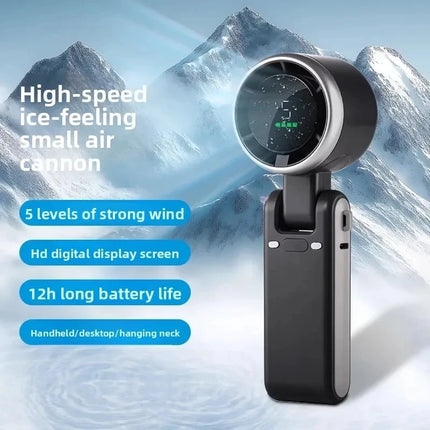 3-in-1 Fan, 5-speed, 1200mAh Rechargeable Lithium Battery, USB Charging, Travel Mini Fan 2026new