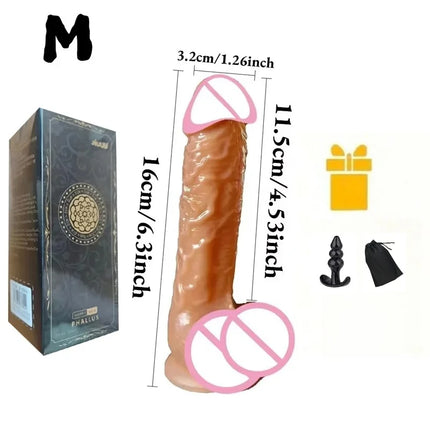 Realistic Dildo Soft Silicone Anal Butt Plug Vaginal G-spot  Masturbator Penis Suction Cup Big Dick Lesbian Sex Toys for Women18