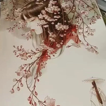 New Color Painting By Gugeli Chinese Aesthetic Ancient Style Line Drawing Coloring Book -Jianhuaxunying Shao Hua Xun Jing