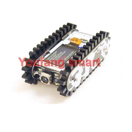RC Tank Pipeline Inspection Wireless Video Car Track with Camera Maker Teaching ESP32 Scanning Code Networking DIY Program Toys