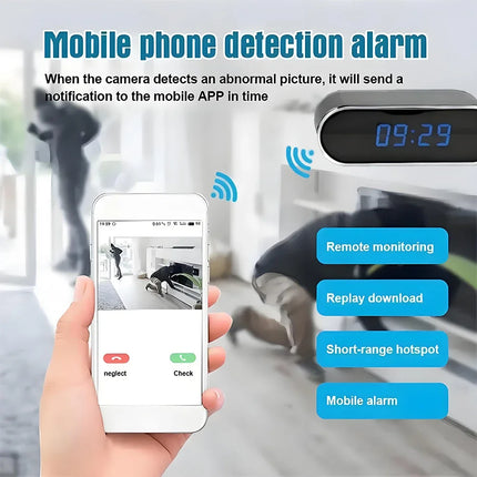 New upgraded version, 4K FHD mini camera, improved clarity, infrared night vision, mobile detection, WIFI remote viewing