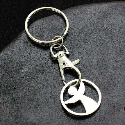 Trolley Cart Tokenrings Keychains Shopping Trolley Token Coin Keyring