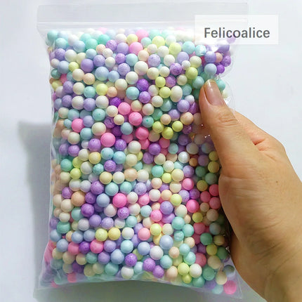 6-8mm 4000pcs Multi Color Foam Balls Mini Beads Polystyrene Styrofoam Filler Bubble Ball DIY Wedding Christmas Party Decoration